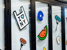 stickers vitrine