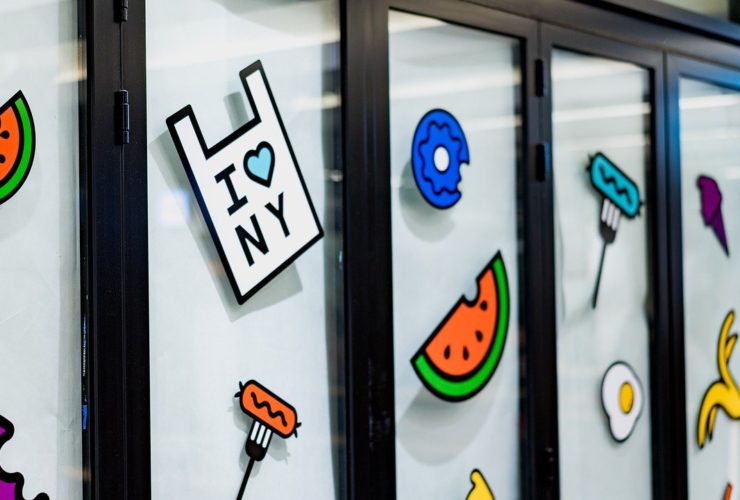 stickers vitrine