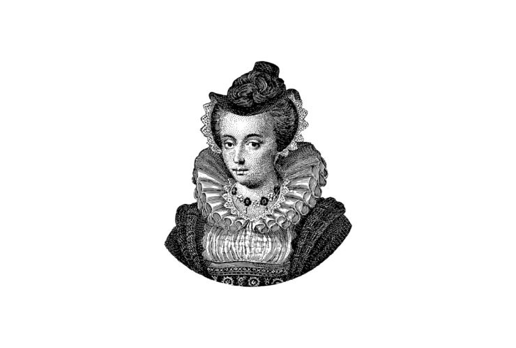 portrait ancien d'une femme