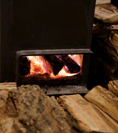 un poele à bois